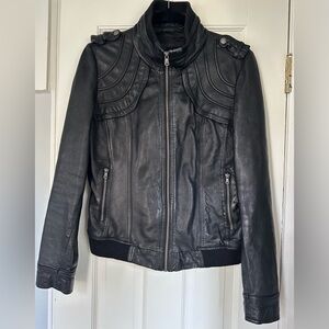 Vintage Guess Genuine Leather Jacket Size L